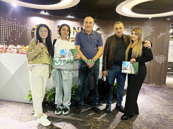 Armenia Clients Visited NEWINDU Office