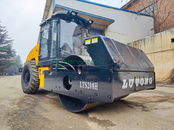 LUTONG LTS208H Road Roller & 1 Cargo Truck & 1 Gasoline roller