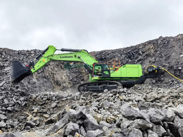 LIUGONG's Largest Electric Excavator Shines Mine