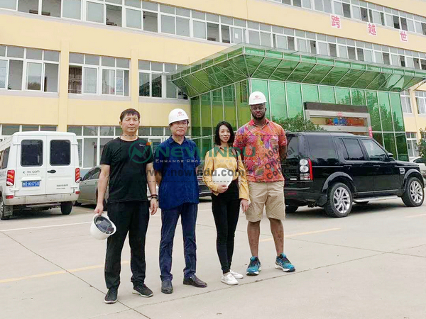 Nigeria Client Visited NEWINDU Office and LIAOYUAN Factory