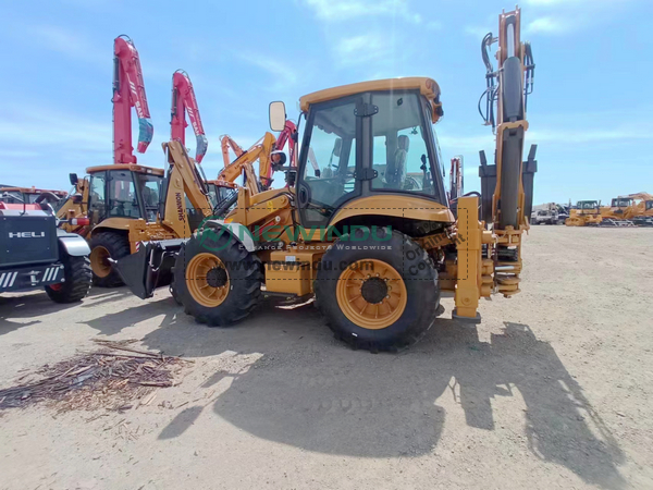 Russia - 3 Units SHANMON 388H Backhoe Loader